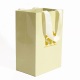 Custom reusable good price thank you small craft paper bag jewelry box gift paper tote packaging bag gift with ribbon handle