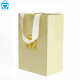 Custom reusable good price thank you small craft paper bag jewelry box gift paper tote packaging bag gift with ribbon handle