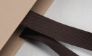 리본 손잡이로 포장을 위한 로고를 가진 주문 기술 회색 재사용할 수 있는 보석 화장용 선물 옷가게 물색 선물 크래프트
 종이 봉지 끈달린 가방