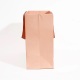 Изготовленные на заказ оптовые матовые изделия с розовой обувью, сумка для покупок, подарочные сумки из художественной бумаги с логотипом на ручке из ленты