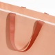 Personnalisé en gros mat finition artisanat rose chaussures vêtements fourre-tout shopping art papier cadeau sacs avec ruban poignée logo