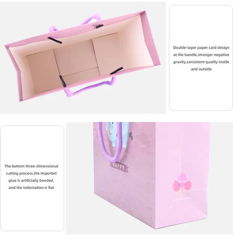 Altın tedarikçisi güzel ucuz teşekkür ederim kuşe kağıt hediye alışveriş çantaları takı kozmetik ambalaj için kendi kabartmalı logonuzla