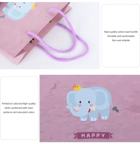 Altın tedarikçisi güzel ucuz teşekkür ederim kuşe kağıt hediye alışveriş çantaları takı kozmetik ambalaj için kendi kabartmalı logonuzla