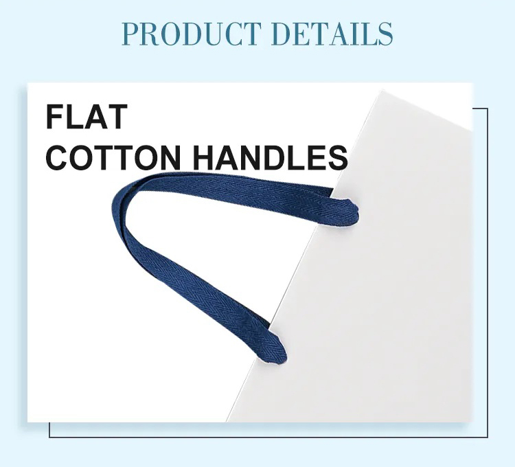 Düz karton ambalaj beyaz lüks kuşe kağıt saplı kişiselleştirilmiş beyaz hediye bakkal kağıt butik için alışveriş poşetleri