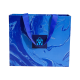 Kundenspezifische Luxus-Marineblau-Einzelhandelsboutique-Einkaufsgeschenk-Tragepapiertüte mit Ihrem eigenen Logobandgriff für die Geschenkverpackung
