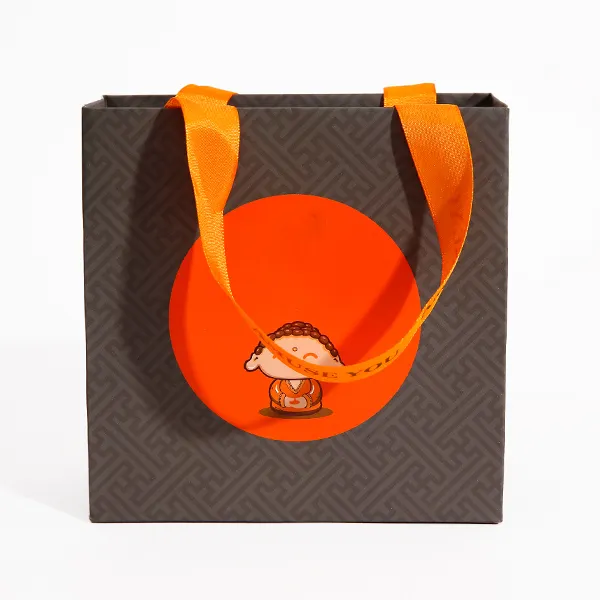 Personnalisé gris fantaisie parfum bijoux cigarette cosmétique cadeau vêtements chaussures shopping emballage sac en papier avec poignée en ruban