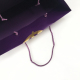 Luxury printed big purple elegant gift bags garment shopping coated paper bags wide base