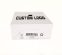 Caja de bolsas de compras de papel de regalo portátil de cartón pequeño personalizado al por mayor de tecnología china con logotipo y asas