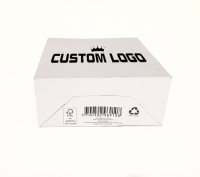 Technologie chine gros personnalisé petit carton portable cadeau papier sacs à provisions boîte avec logo et poignées