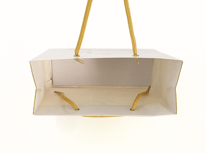 Altın parlak laminasyon özel baskı tote markalı takı size hediye paketleme kağıt alışveriş çantası paket servisi olan restoran kulplu logo baskılı