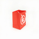 Sac rouge avec logo imprimé pas cher prix petite taille cosmétiques parfum bijoux sac à provisions en papier avec logo personnalisé sacs-cadeaux noël