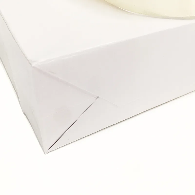 Personalizzato con marchio personalizzato Profumo artigianale bianco gioielli regalo cosmetico confezione shopping sacchetto di carta con logo