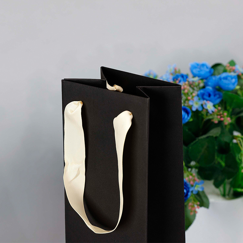 Bouquet de fleurs personnalisé emballage sac en papier lavable kraft fleur sac sacs à vin pour bouteilles de vin fleur cadeau