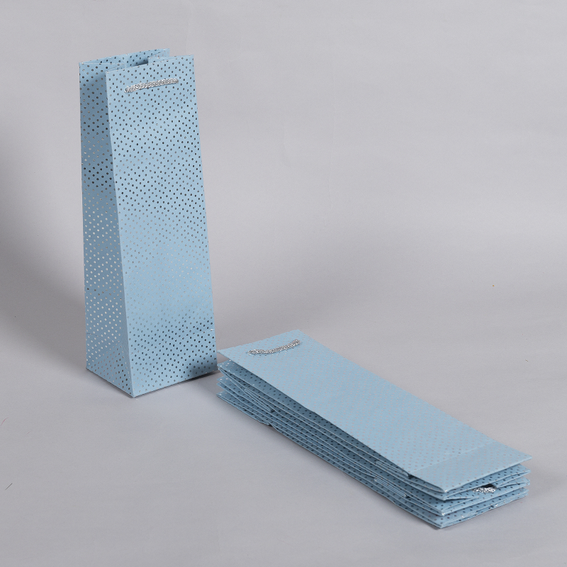 Réutilisable visage isolé portable fleur vin porte-bouteille cadeau emballage fourre-tout sacs en papier sac d'emballage pour bouquet avec poignées