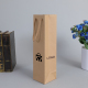 Flower Bouquet Wine Shopping Bag Recycled Kraft Packaging Paper Bag
