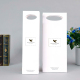 Manici fustellati sigillo adesivo bianco vino artigianale fiori confezioni regalo in carta