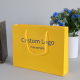 Yellow santuary pick and mix 1000 thank you shopping paper wig bags paper portaconfetti with custom logo for jewelry