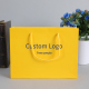 Yellow santuary pick and mix 1000 thank you shopping paper wig bags paper portaconfetti with custom logo for jewelry