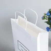 Ucuz özel günlük geri dönüşüm beyaz eczane reçete perakende çay ayakkabısı çıkar giyim perakende bakkal kağıt torba