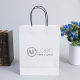 White paper bag flower bouquet packaging vinyl record mini games gift kraft paper catering bags with your own logo