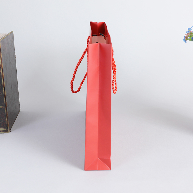 Bijoux de vêtements petit cadeau parfum emballage shopping sac en papier avec logo poignées