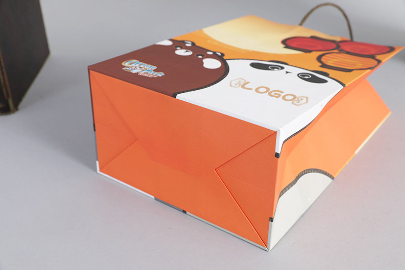 Restoran yağlı körüklü kahve bento unlu mamuller pizza turta paket servisi olan restoran kağıt taşıma torbaları