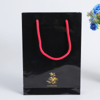 Глянцевая дизайнерская плоская алюминиевая фольга с подкладкой из бутика, подарок, спасибо, черные упаковочные бумажные пакеты