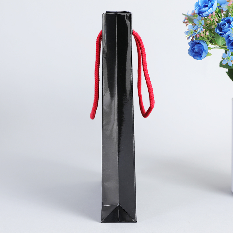 Глянцевая дизайнерская плоская алюминиевая фольга с подкладкой из бутика, подарок, спасибо, черные упаковочные бумажные пакеты