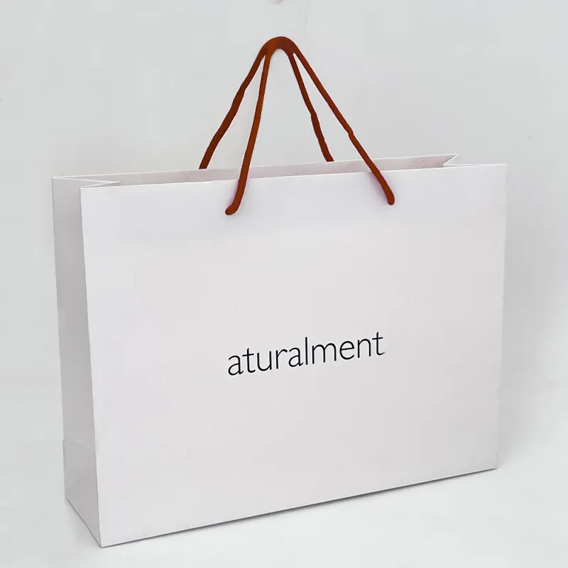Sac à provisions en papier pour vêtements personnalisé