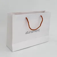Sac à provisions en papier pour vêtements personnalisé