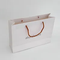 Sac à provisions en papier pour vêtements personnalisé