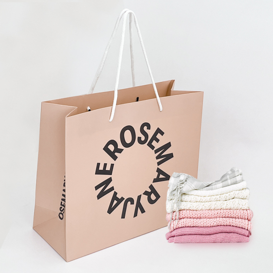 Usine de sacs à provisions en papier pour vêtements