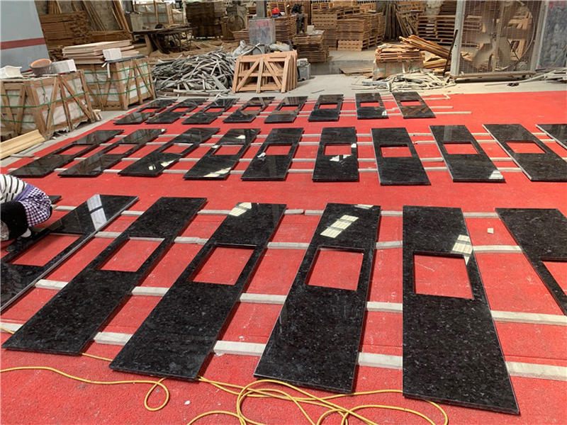 black granite tiles