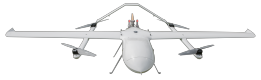 Drones met vaste vleugels voor levering van hulpgoederen