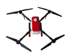 Drones multirotors d'inspection des incendies de forêt