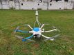 Drone hexacóptero de detecção meteorológica