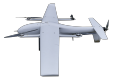 Drones de asa fixa VTOL de longa resistência