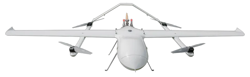 Power Inspection Oil Powered VTOL Fixed Wing UAV