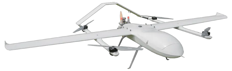 Power Inspection Oil Powered VTOL Fixed Wing UAV