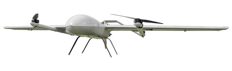 Power Inspection Oil Powered VTOL Fixed Wing UAV