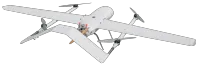 Power Inspection Oil Powered VTOL Fixed Wing UAV