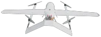 Power Inspection Oil Powered VTOL Fixed Wing UAV