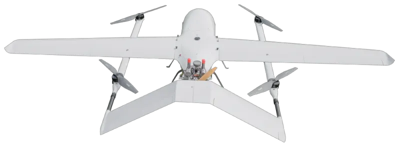 Power Inspection Oil Powered VTOL Fixed Wing UAV
