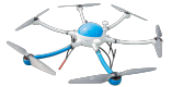 Drone hexacóptero com carga útil de 20 kg
