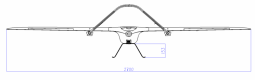 13 kg 電動垂直リフト固定翼 (VTOL) 無人航空機
