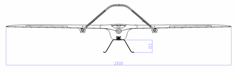 13 Kg Electric Vertical Lift Fixed Wing (VTOL) UAV