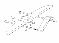 13 Kg Electric Vertical Lift Fixed Wing (VTOL) UAV
