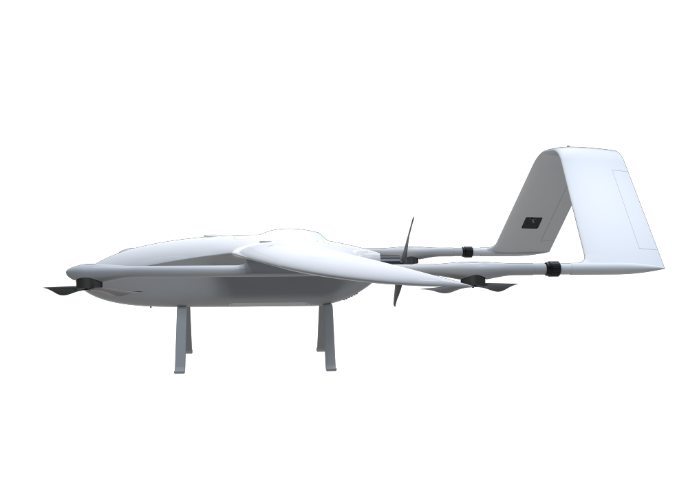 fixed wing drone vtol