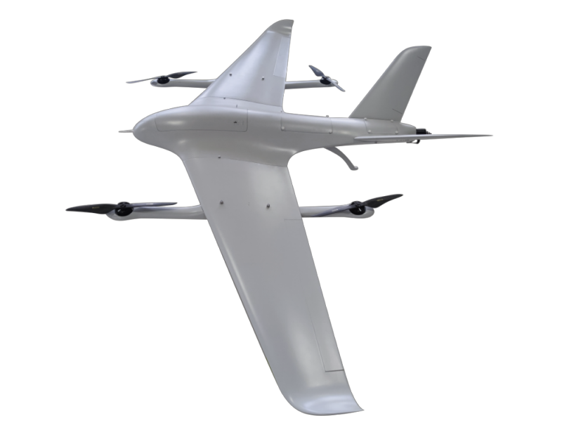 15 kg elektrische Vertikallift-Starrflügeldrohne (VTOL).