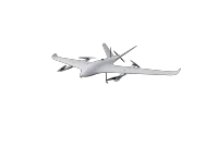 Drone de asa fixa (VTOL) de elevação vertical elétrica de 15kg